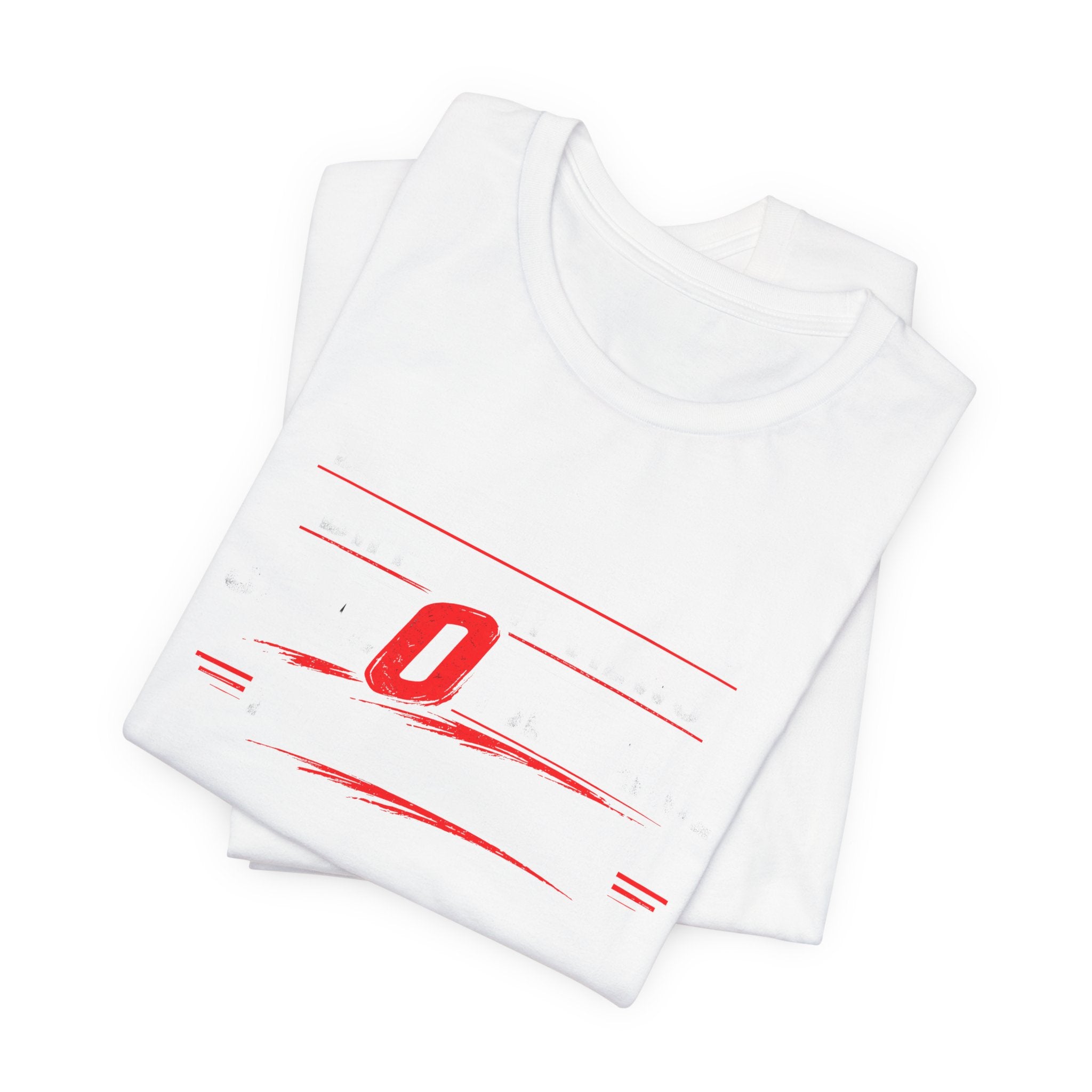 Copy of Minimalist Red 'O' Graphic Tee — Modern Athletic Short Sleeve Shirt